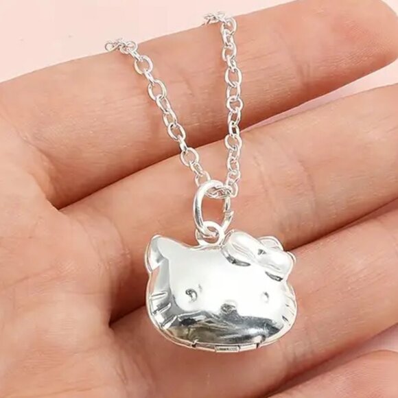 1pc Adorable Y2K Hello Kitty Cat Pendant Necklace - Picture 1 of 5